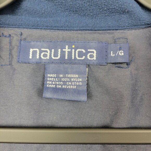 Vintage Nautica Yachting Windbreaker Jacket Mens Large Colorblock 1990's Sailing - Picture 8 of 13